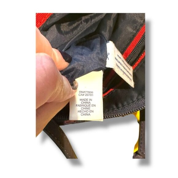 Vintage Women’s Tommy Hilfiger Navy Red Quilted Striped Mini Crossbody Bag - Picture 7 of 10